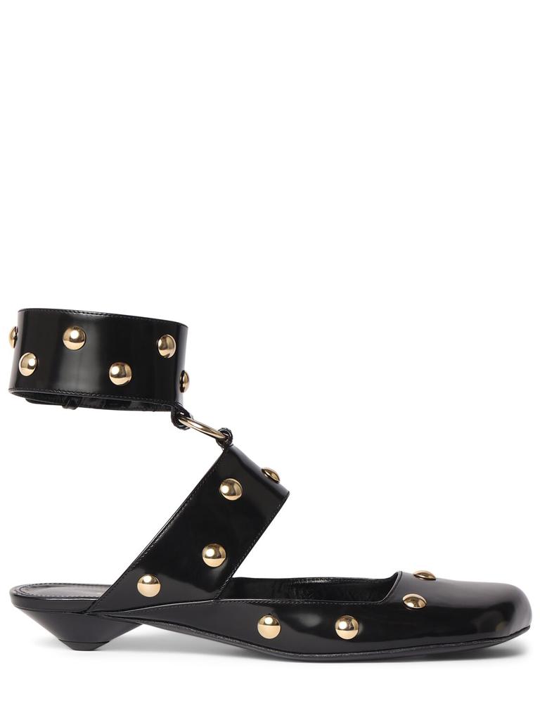 サンダル・ミュール CHLOE BLACK LEATHER JADE SABOT Chloé Black leather Jade sabot 37 - BeyondStyle