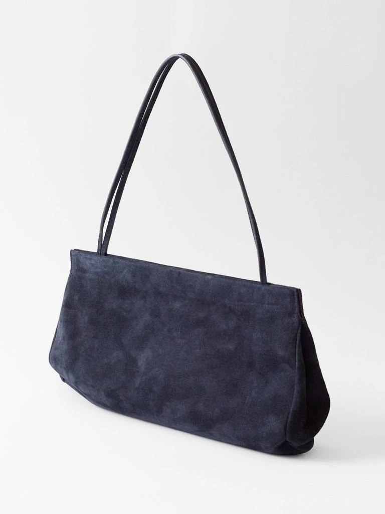 The Row Abby suede shoulder bag 3