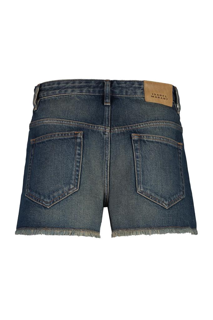 Isabel Marant Isabel Marant Lesia Logo Patch Denim Shorts