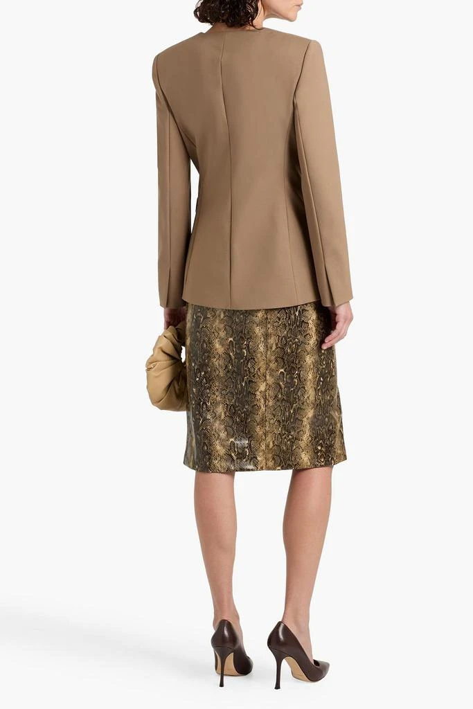 Theory Double-breasted crepe blazer 3