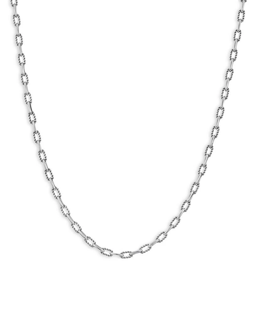 David Yurman Men's Sterling Silver DY Madison® Chain Necklace, 24" 1