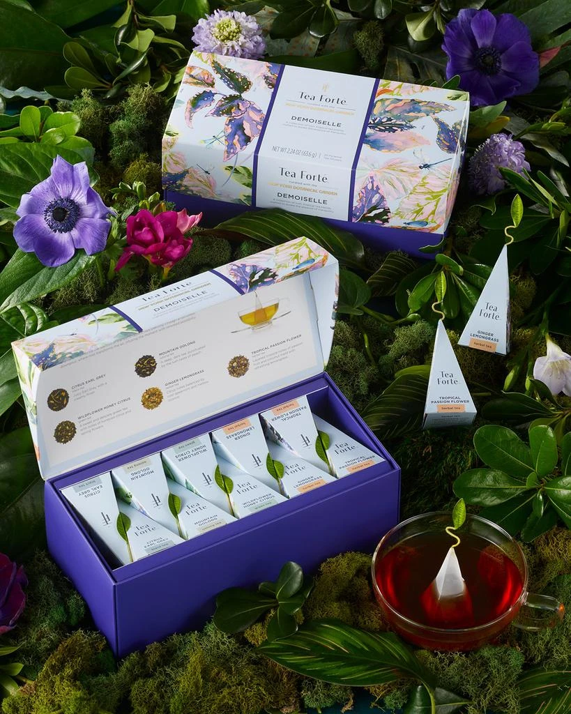 Tea Forte x The New York Botanical Garden Demoiselle Presentation Box, 20 Count 3