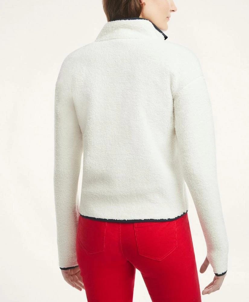 Brooks Brothers Teddy Fleece Half-Zip Pullover 2