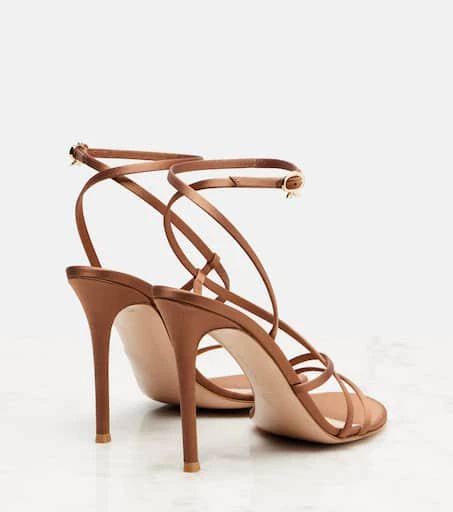 Gianvito Rossi 105 satin crêpe sandals 2