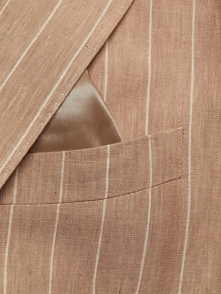 Saks Fifth Avenue COLLECTION Pinstriped Linen Suit 7