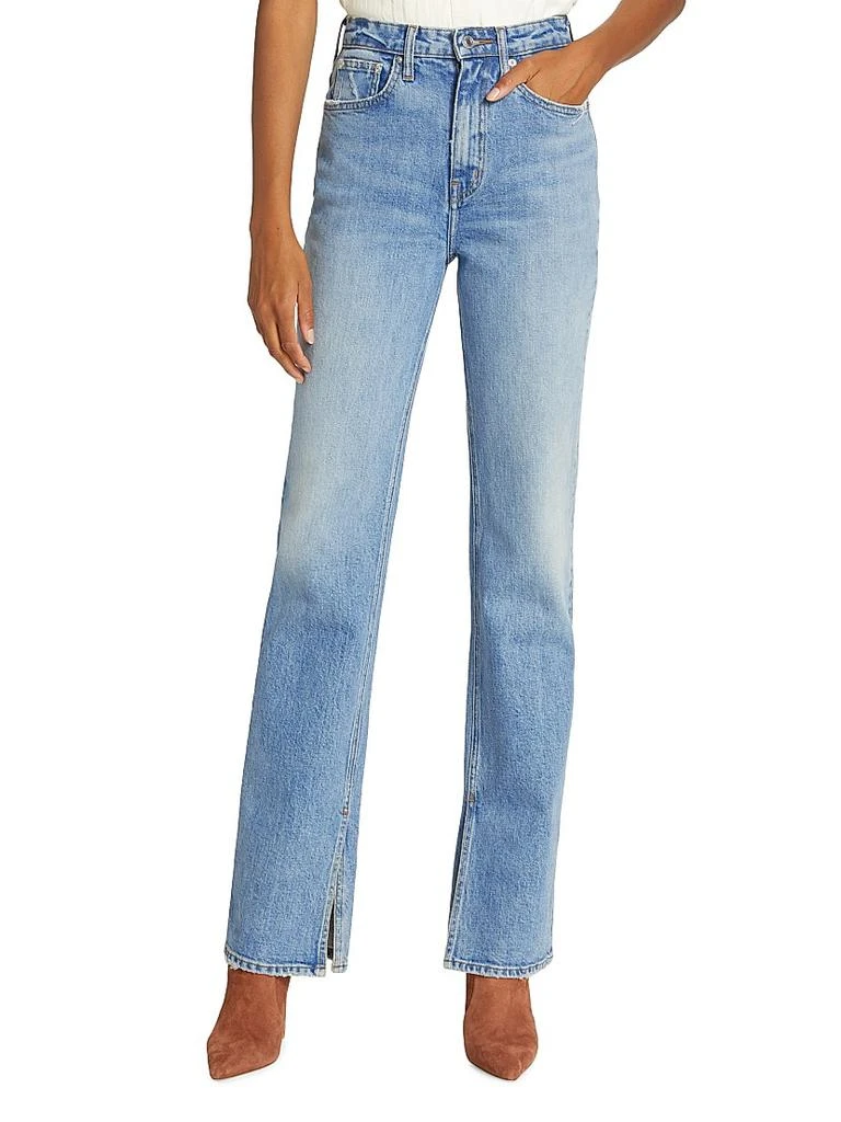 Derek Lam Frankie Ultra High-Rise Straight-Leg Jeans 3