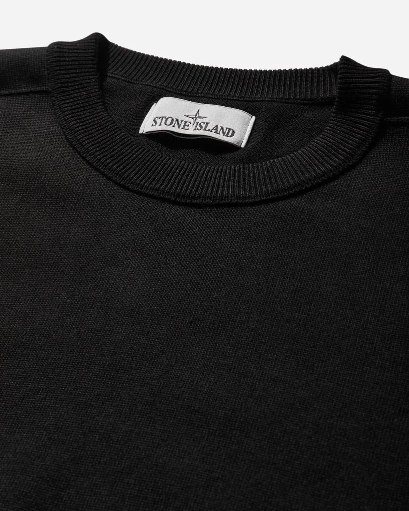 Stone Island Men's Cotton Crewneck Sweater Black 3