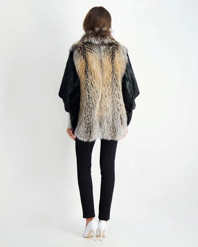 Gorski Fox Jacket with Mink Sleeves 4