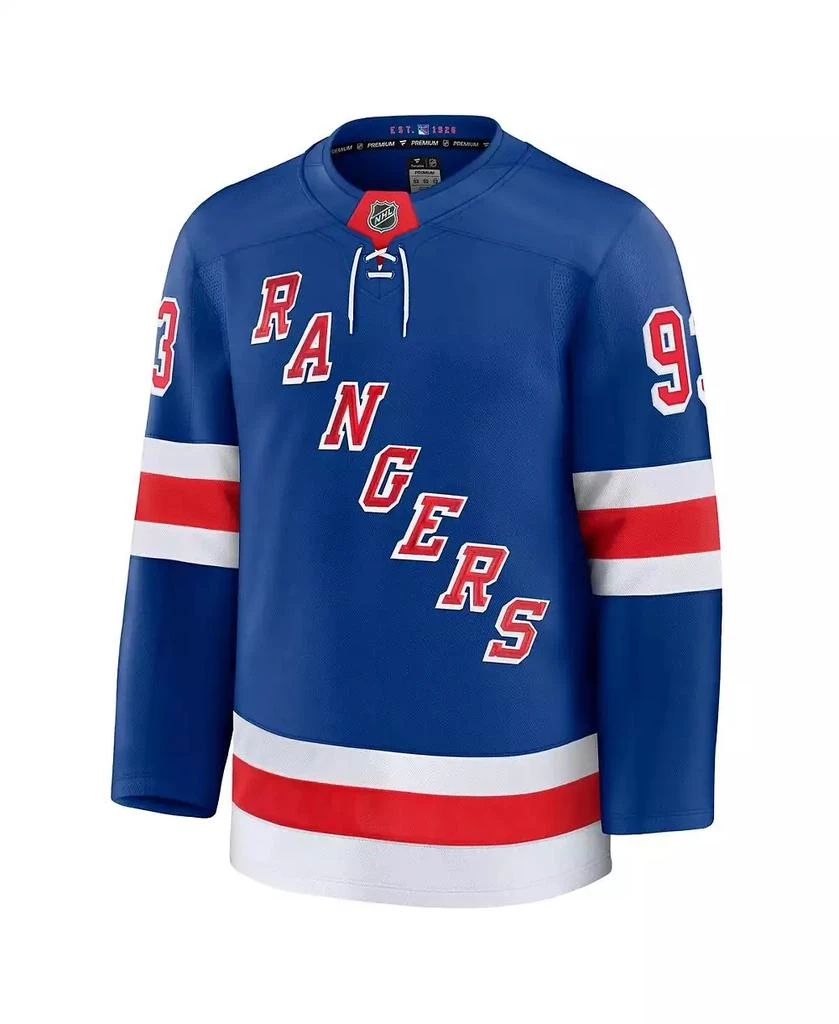 Fanatics Men
s Mika Zibanejad Blue New York Rangers Home Premium Jersey 2