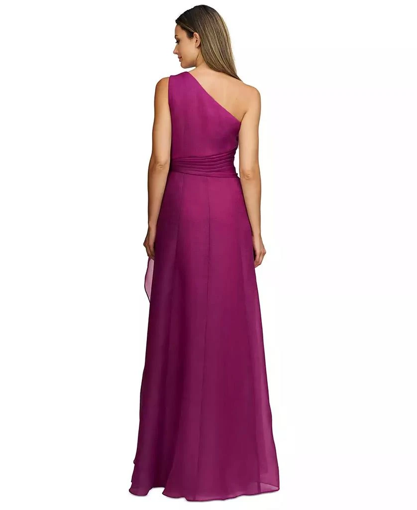 JS Collections Women's Seraphina Organza One-Shoulder Evening Gown 4