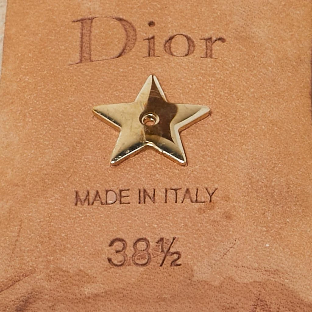 Dior Dior Beige Mesh and Suede J'Adior Slingback Pumps Size 38.5 8