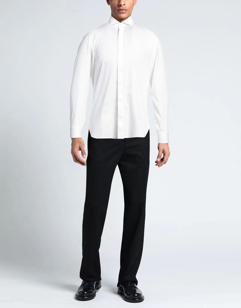 LUIGI BORRELLI NAPOLI Solid color shirt 2