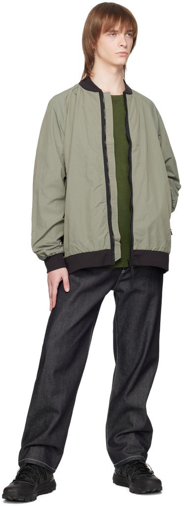 Shop Green Faber Bomber Jacket on Sale at BeyondStyle – Get