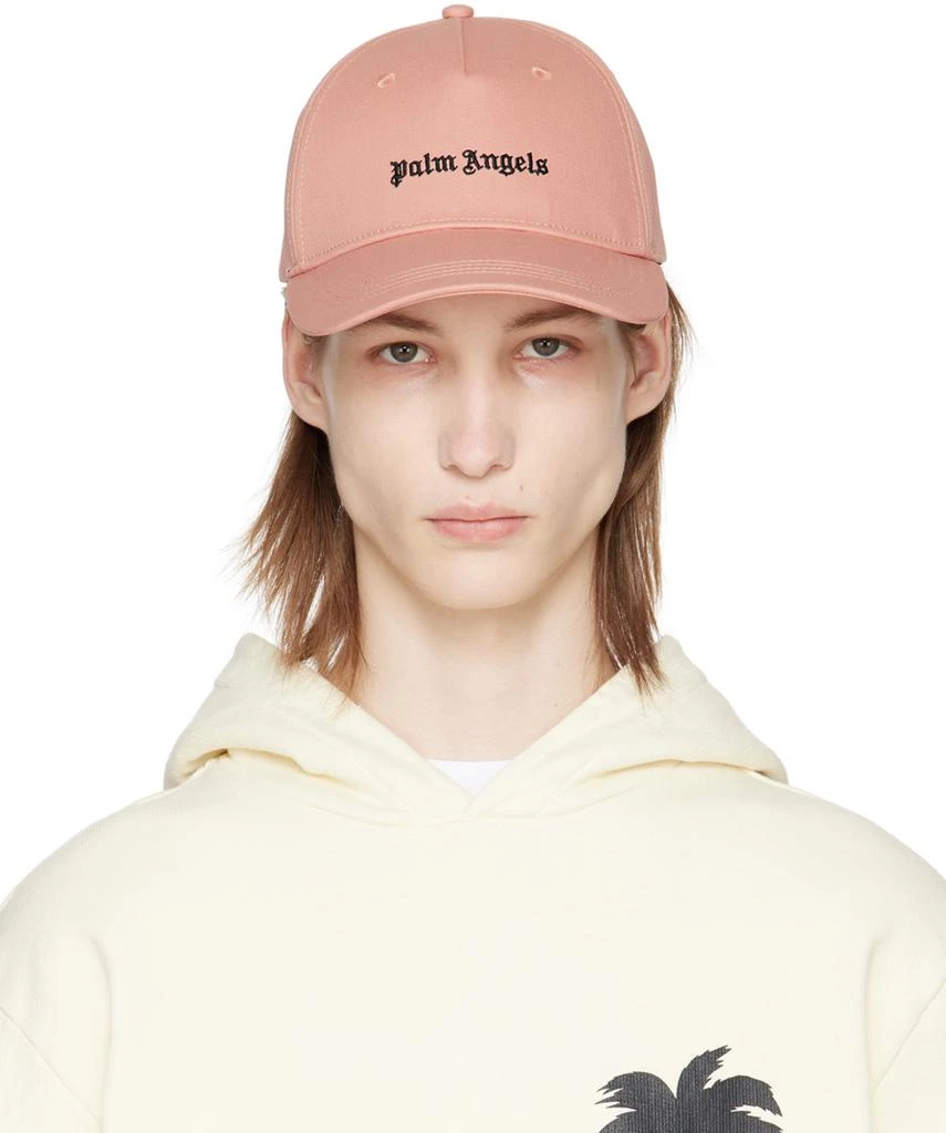 Palm Angels Pink Logo Cap 1