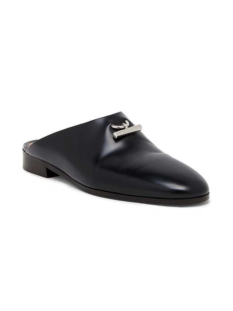 McQueen Leather T-Bar Slip-On Loafers 2