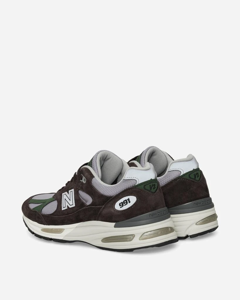 New Balance MADE in UK 991v2 Sneakers Licorice / Lavender Grey / Douglas Fir 4