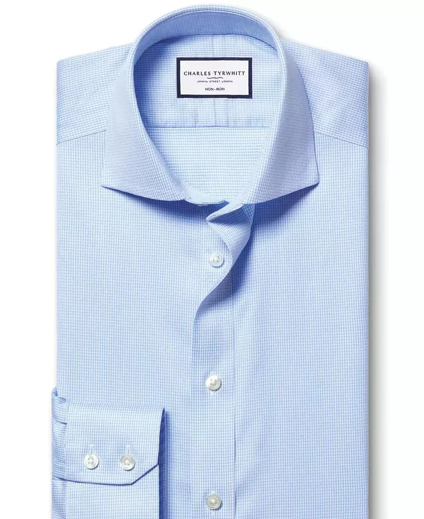 Charles Tyrwhitt Men's Slim-Fit Non-Iron Puppytooth Dress Shirt 4