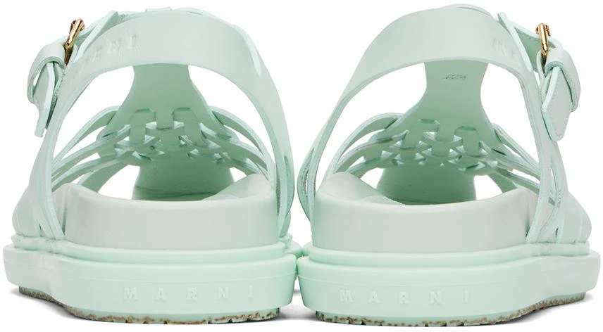 Marni Blue Fisherman Fussbett Sandals 2