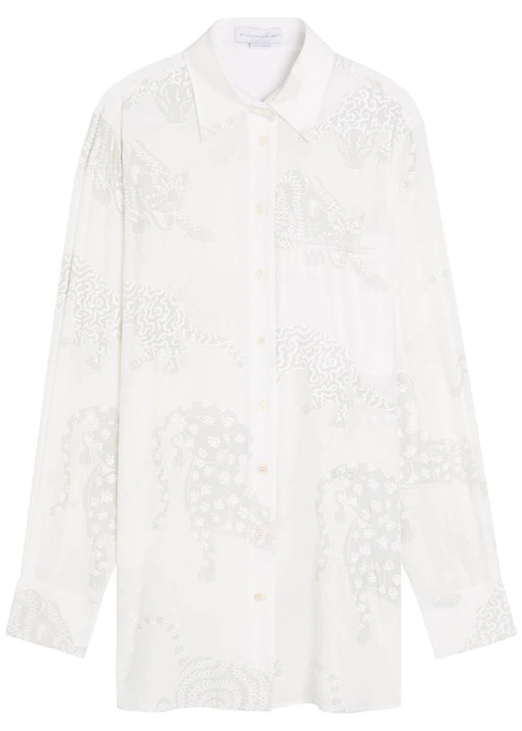 Stella McCartney Wild Cat silk shirt 1