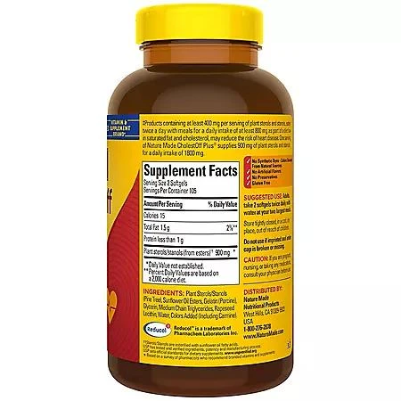 Nature Made Nature Made CholestOff Plus Softgels, 210 ct. 9