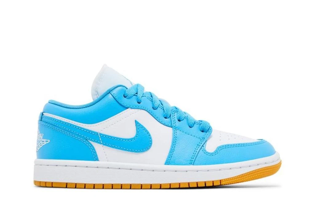 Jordan 1 Low White Gum Light Brown Dark Powder Blue (Women's) 1