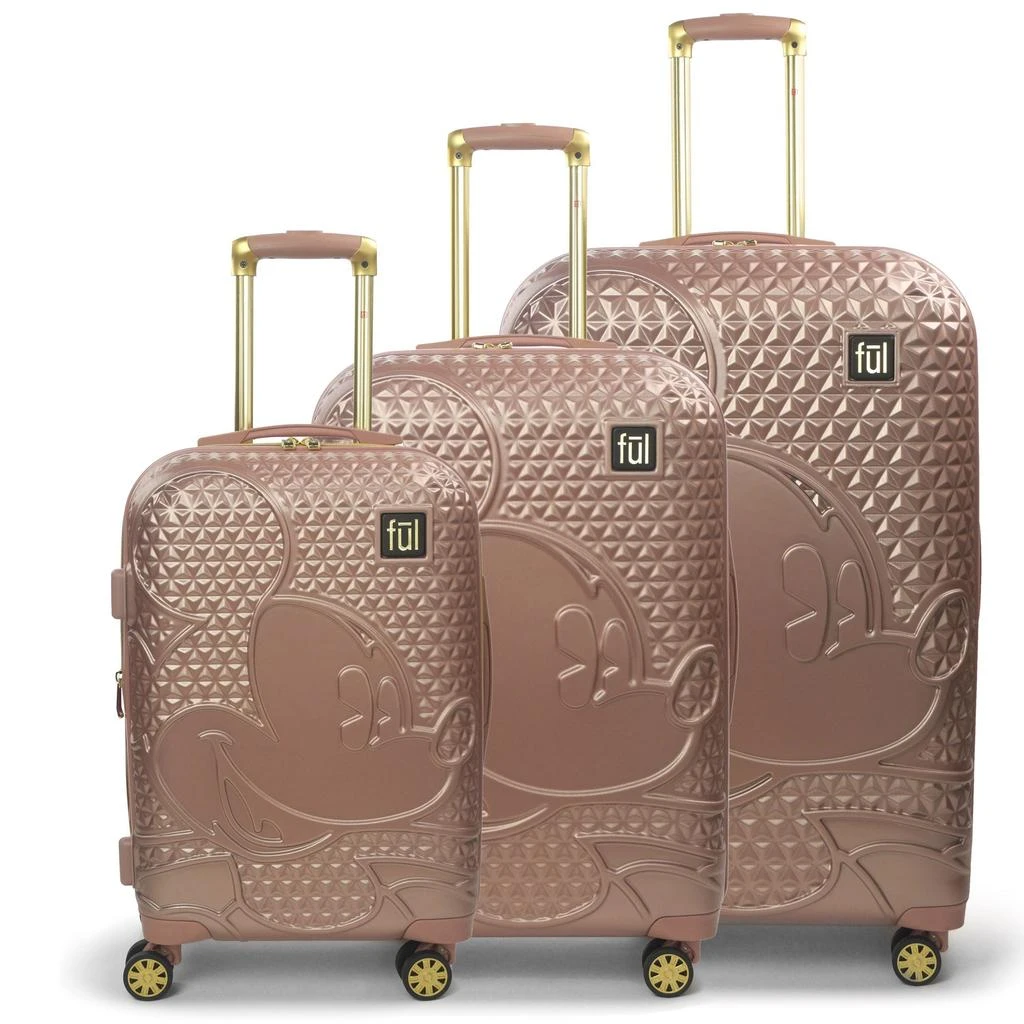 Ful Disney Mickey Mouse Hard Rolling Suitcases 3 Piece Set 8