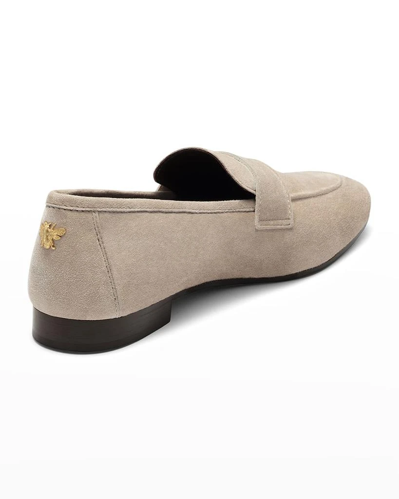 Bougeotte Flaneur Suede Flat Penny Loafers 3