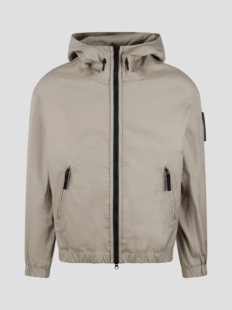 Stone Island Supima Cotton Canvas Hooded Jacket Jackets