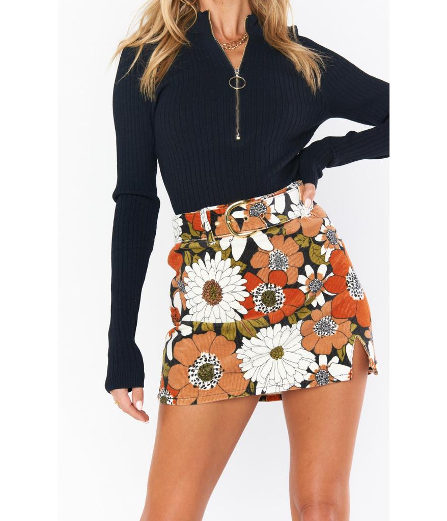 Show Me Your Mumu Tyra Belted Skirt