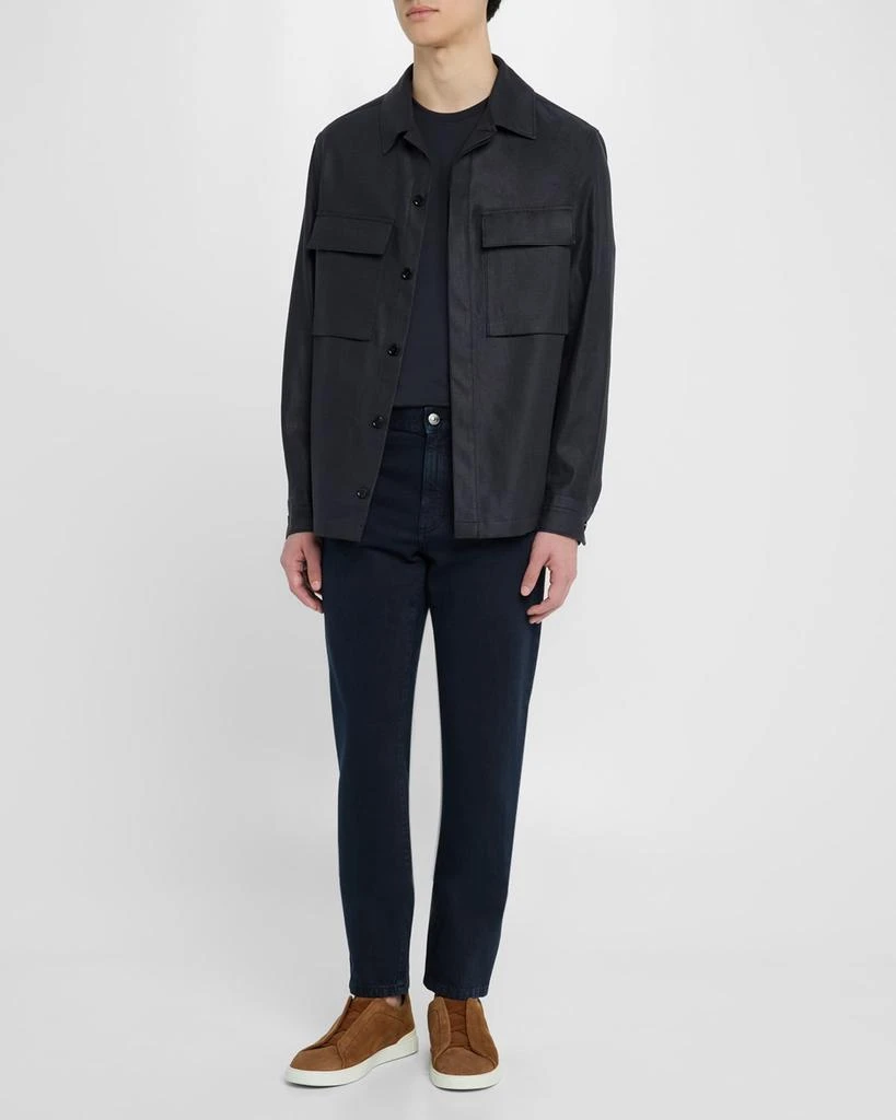 Zegna Men's 5-Pocket Denim Pants 2
