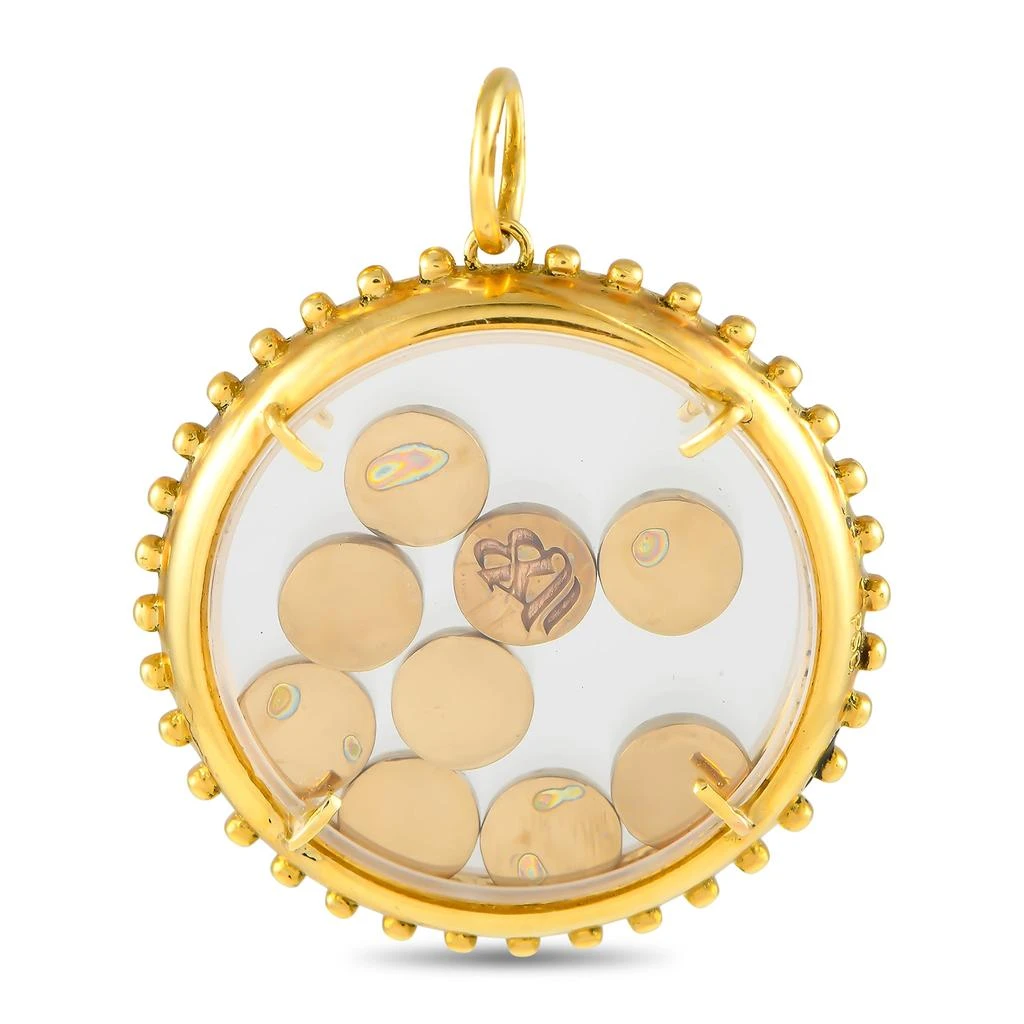 Aaron Basha 18K Yellow Gold Multi Happy Faces Charm AB29-111124 2