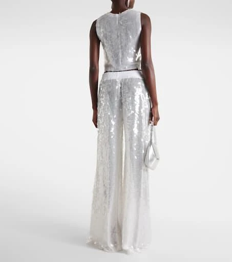 Norma Kamali Sequined wide-leg pants 3