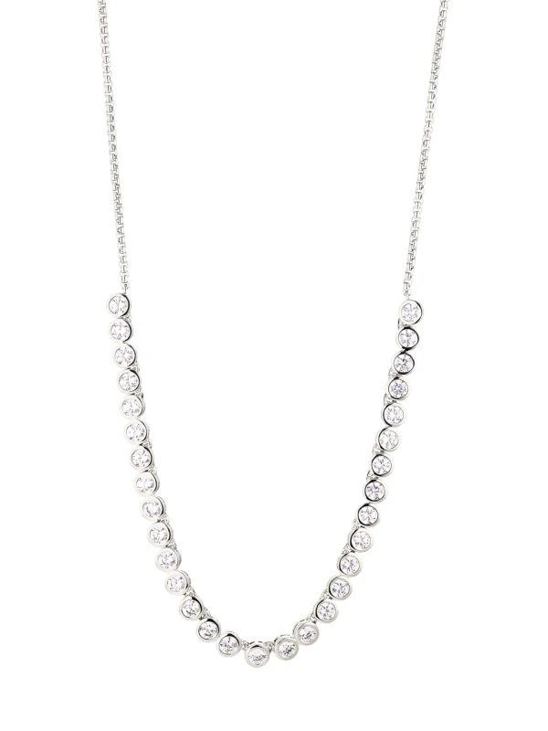 Adriana Orsini Jordan Rhodium Plated Cubic Zirconia Necklace 1
