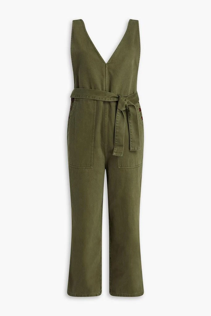 Alex Mill Ollie cropped denim jumpsuit 1