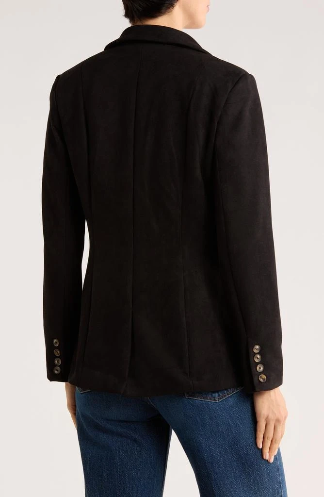 Tahari Faux Suede Blazer 2