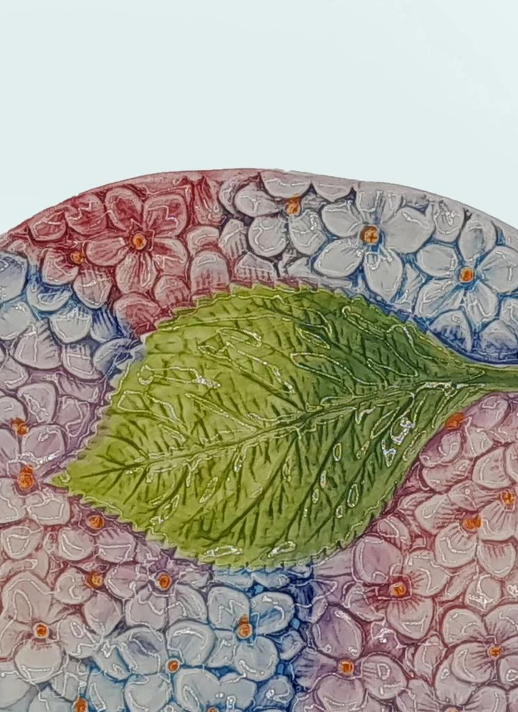 Les-Ottomans Set Of Two Ortensie Dessert Plates 3