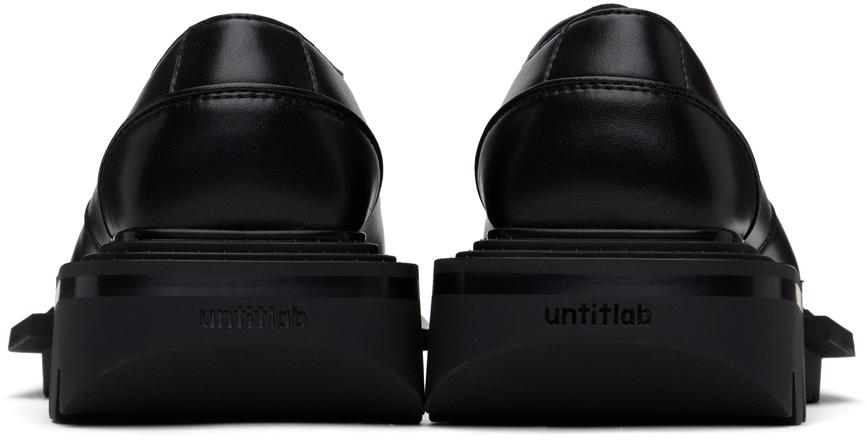 Shop Black Reel Metal Toe Derbys on Sale at BeyondStyle