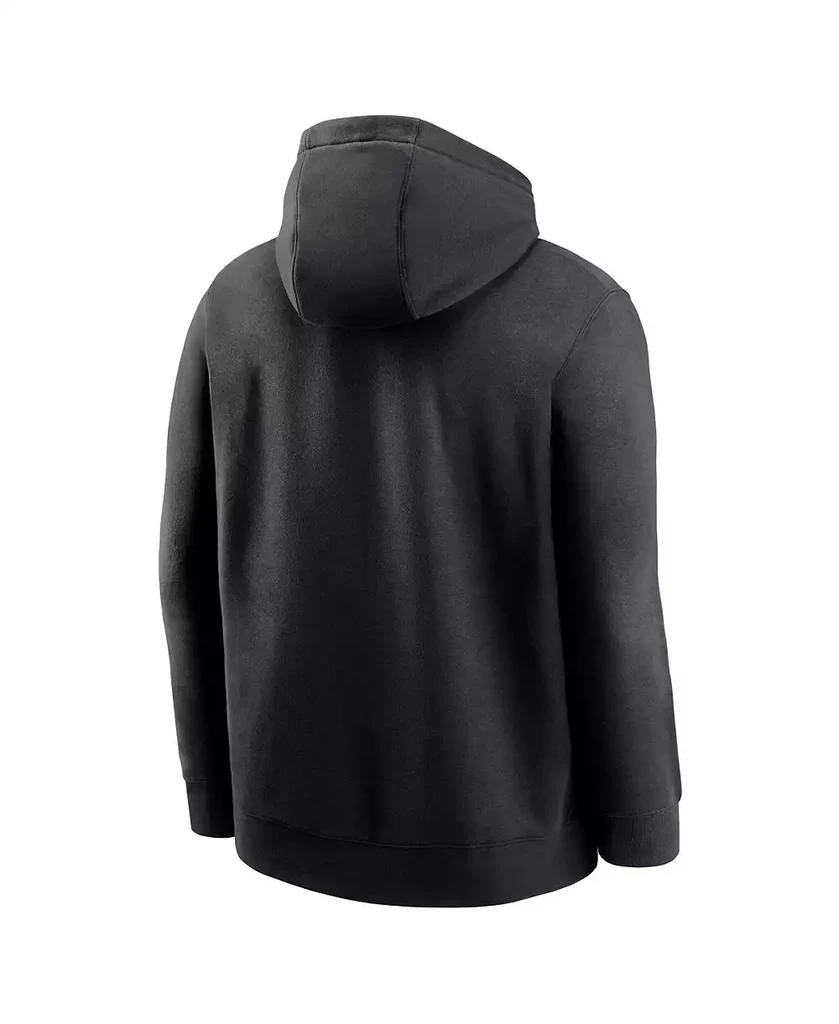 NIKE Men's Black Pittsburgh Steelers Club Fleece Pullover Hoodie 3