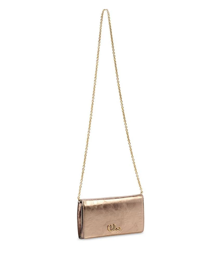 Chloé Iconic Leather Flap Wallet On Chain 4