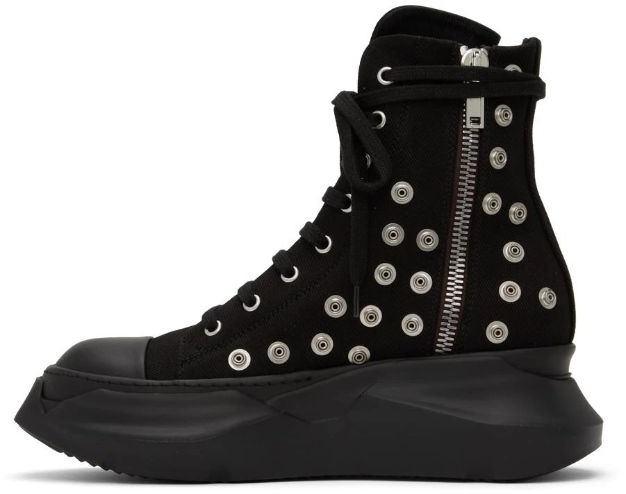 Rick Owens Black Rivet Sneakers 3