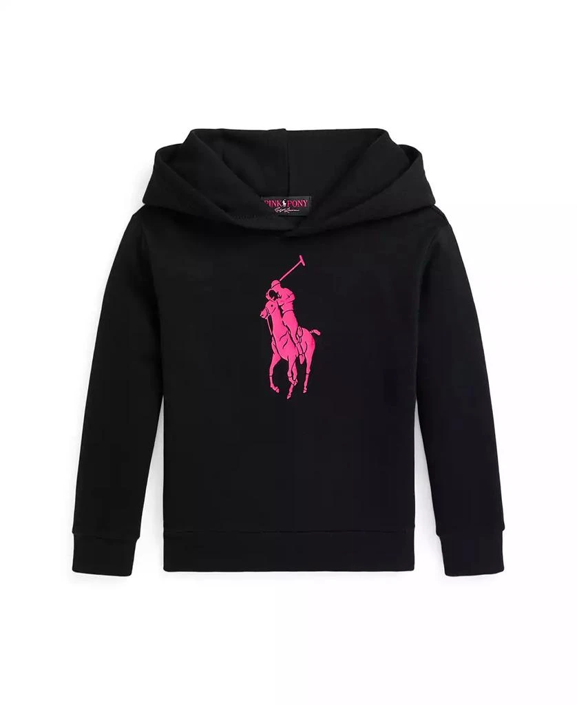 Ralph Lauren Toddler and Little Boys Pink Pony Fleece Hoodie 4