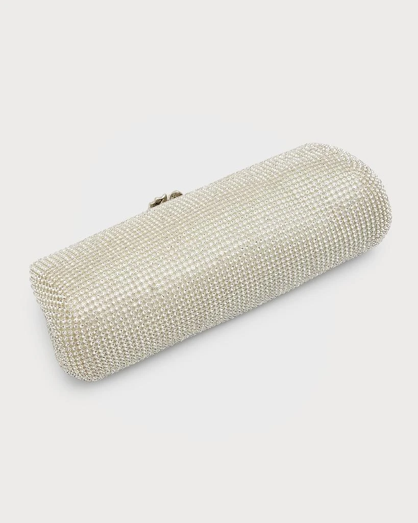 Whiting & Davis Flower Crystal Long Clutch Bag 2