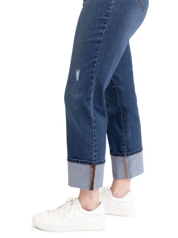 1822 Denim Straight Leg Cuffed Jeans 3