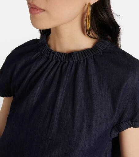 Max Mara Baiocco denim top 4