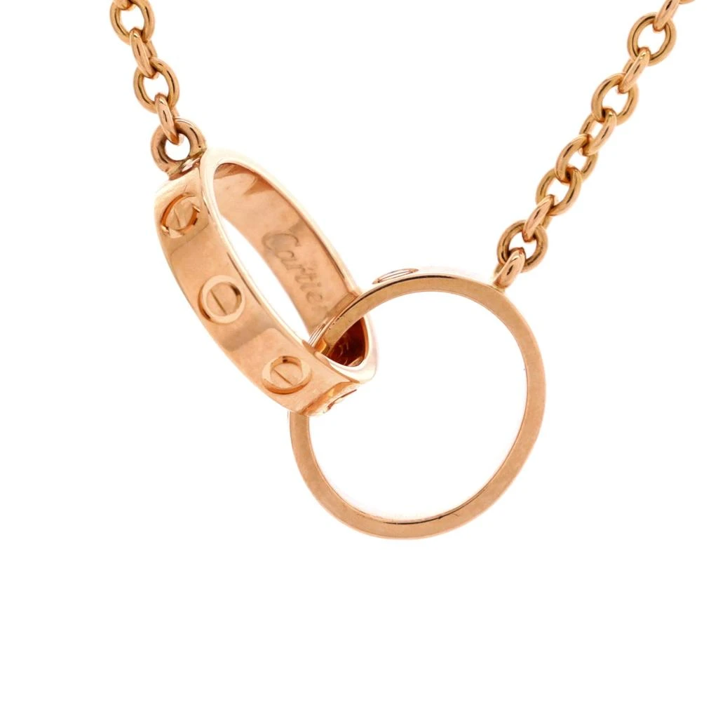 Cartier Love Interlocking Necklace 18K Rose Gold 1