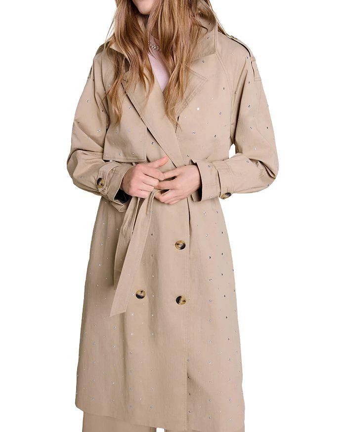 Maje Go Studs Trench Coat 6