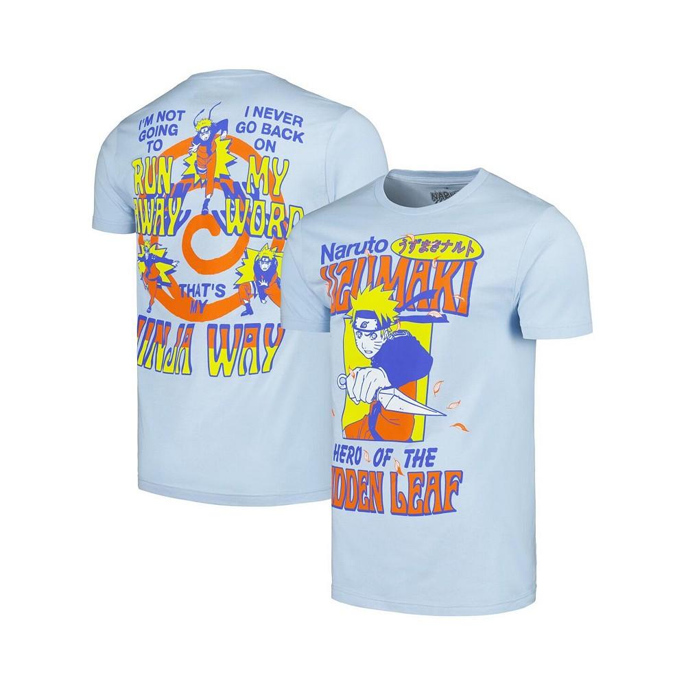 Ripple Junction Men's Light Blue Naruto Graphic T-shirt