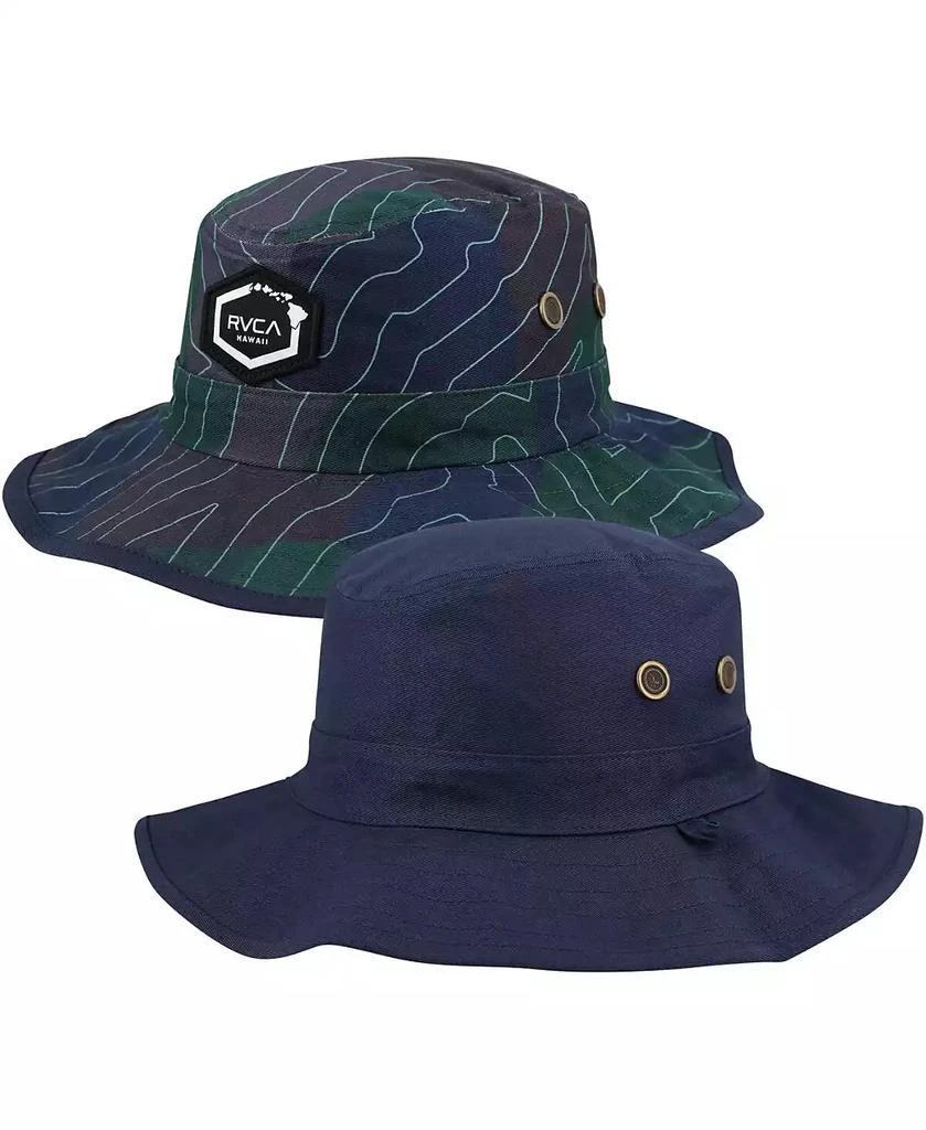 RVCA Men's Navy Island Hex Reverse Boonie Hat 1