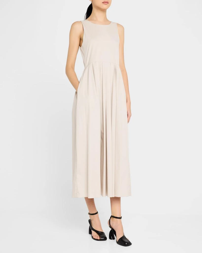 Max Mara Moira Pleated Sleeveless Midi Dress 2