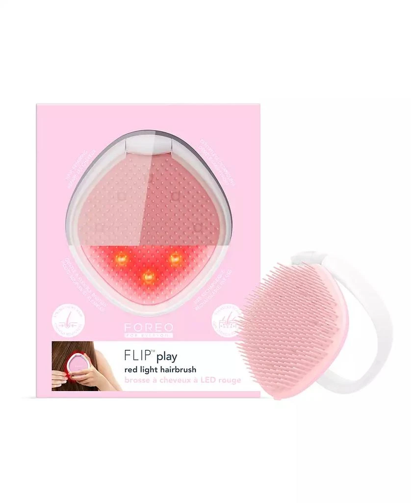Foreo Flip Play Red LED Light Hairbrush 3